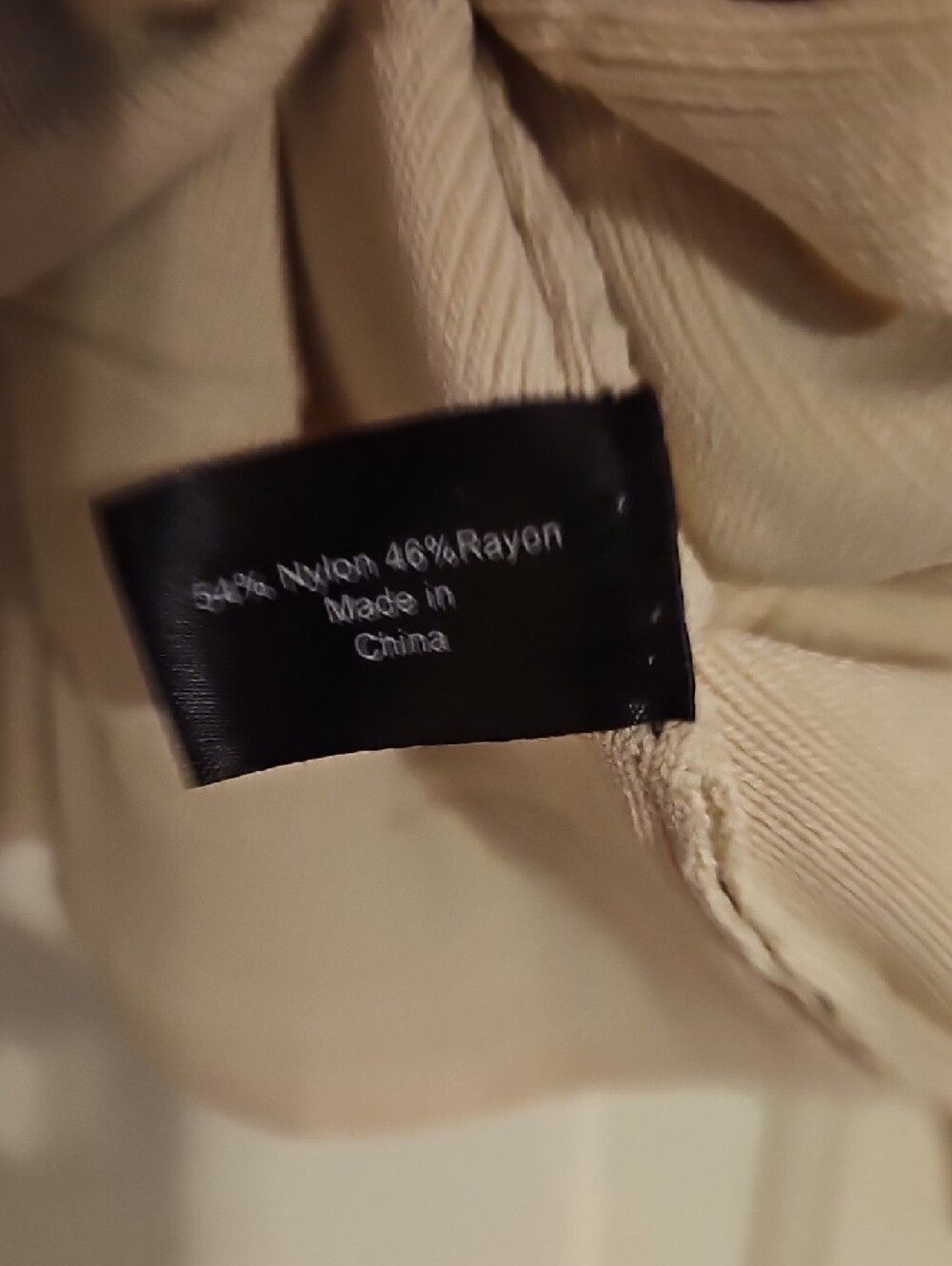 Lane Bryant Beige Zip-Front Ribbed Top - Picture 5 of 6